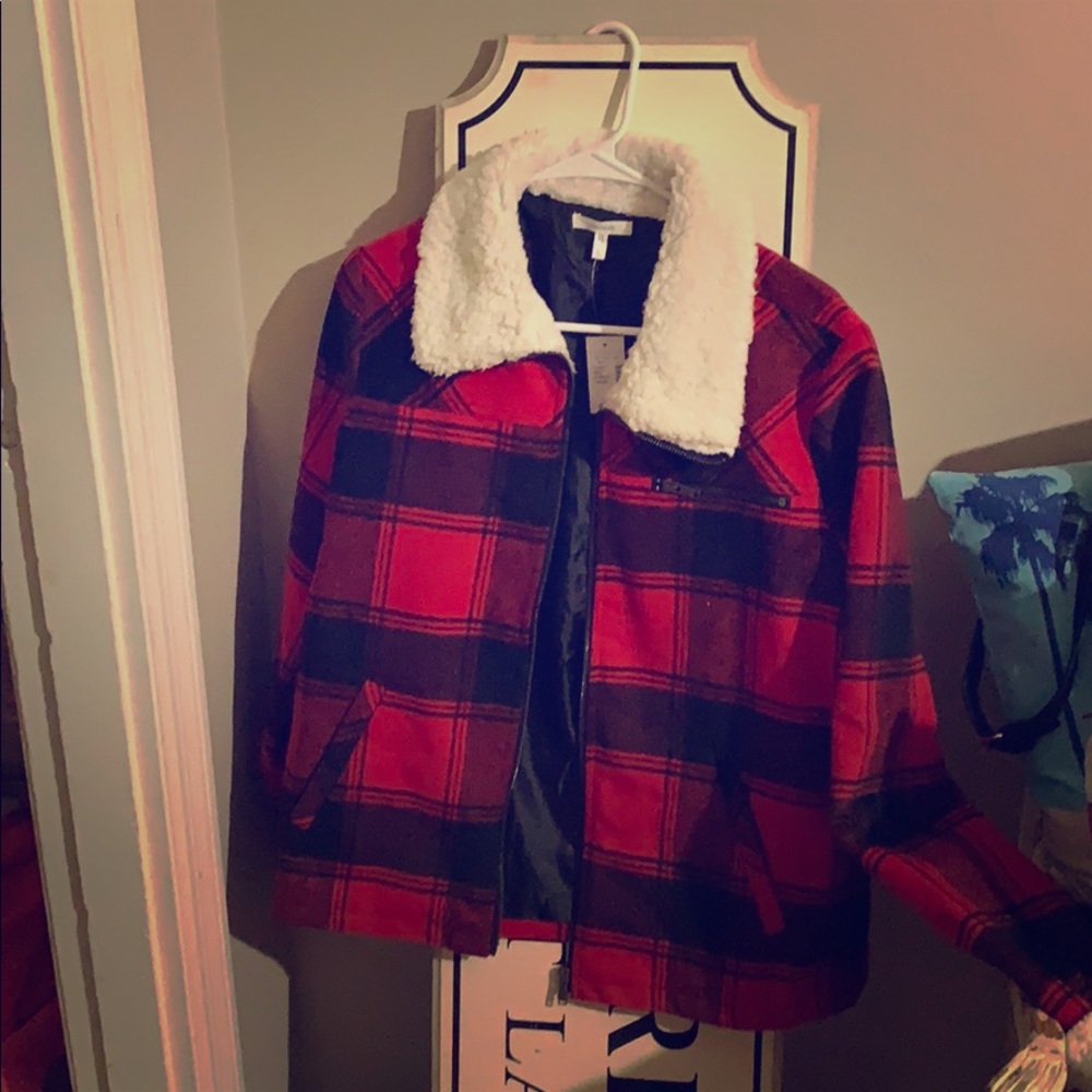 Maurice’s Buffalo Check jacket Size Large